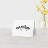  Gevist - Atlantische kabeljauw Kaart (Gele Bloem)