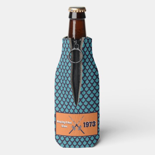 Gevist Avontuur Verjaardag Flesjeskoeler (Fles Achterkant)