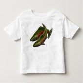 Gevist Baby Shirt Salmon Fisherman Toddler Shirt (Voorkant)