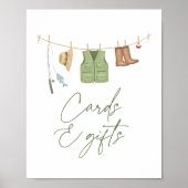 Gevist Baby shower Kaarten en Geschenken Teken Poster (Voorkant)