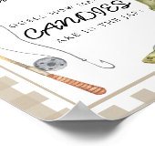 Gevist baby shower - raad eens hoeveel snoepjes poster (Hoek)