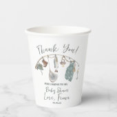 Gevist baby shower Reel opgewonden Papieren Bekers (Voorkant)