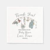 Gevist baby shower Reel opgewonden Servet (Voorkant)