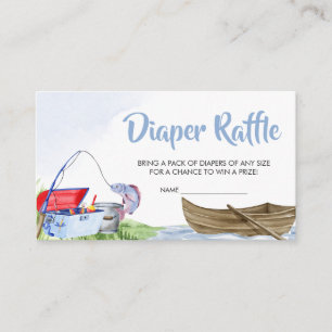 Gevist Baby showers luier Raffle Informatiekaartje