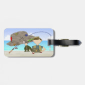 Gevist Bagagelabel (Achterkant horizontaal)