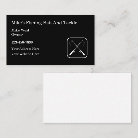 Gevist Bait Tackle Shop Retail Visitekaartje (Voorkant / Achterkant)