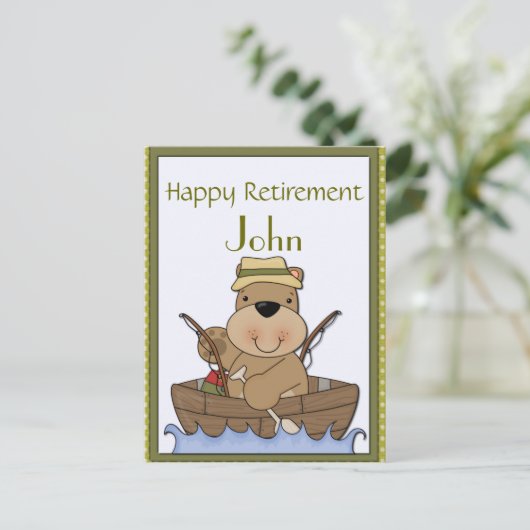 Gevist Beer Briefkaart (Staand voorkant)