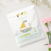 Gevist Beer Sailboat Any Age Birthday Bedankzakje (Gezegeld)