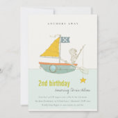 Gevist Beer Star Kinder Elke leeftijd op uitnodigi Bedankkaart (Voorkant)