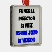 Gevist begrafenisondernemer metalen ornament (Rechts)