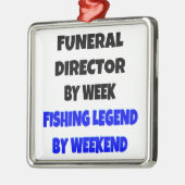 Gevist begrafenisondernemer metalen ornament (Links)
