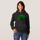 Gevist Betta Fish Half Moon Betta Fighting Aquari Hoodie (Voorkant volledig)