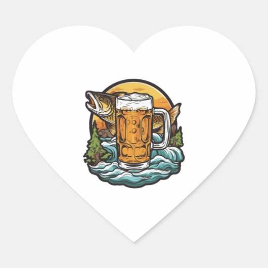 Gevist Bier Gevist Hart Sticker (Voorkant)