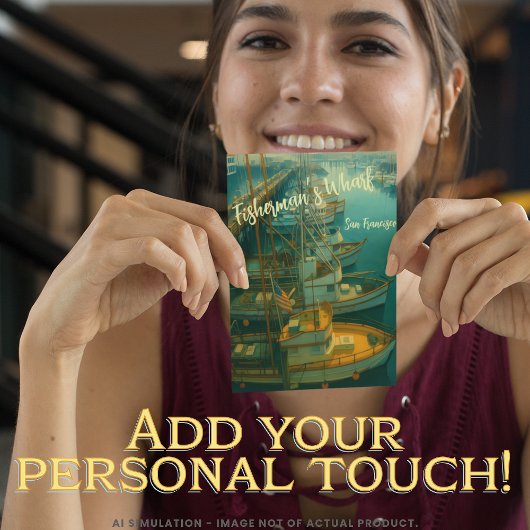 Gevist bij Fisherman's Wharf, San Francisco Briefkaart