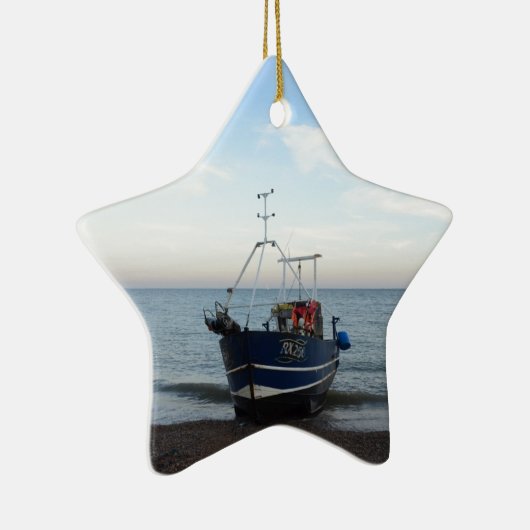 Gevist Boat RX256 Girl Kayla Keramisch Ornament (Rechts)