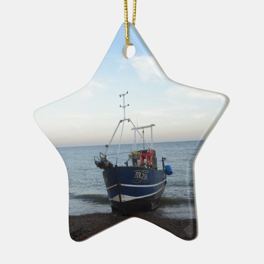 Gevist Boat RX256 Girl Kayla Keramisch Ornament (Links)