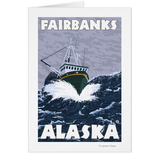 Gevist Boat Scene - Fairbanks, Alaska (Voorkant)