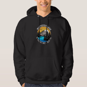 Gevist Boating Camping Lakeview Whitefish Lake Hoodie