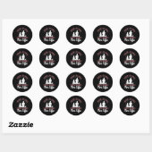 Gevist boeddies vader Daughter Ronde Sticker (Vel)