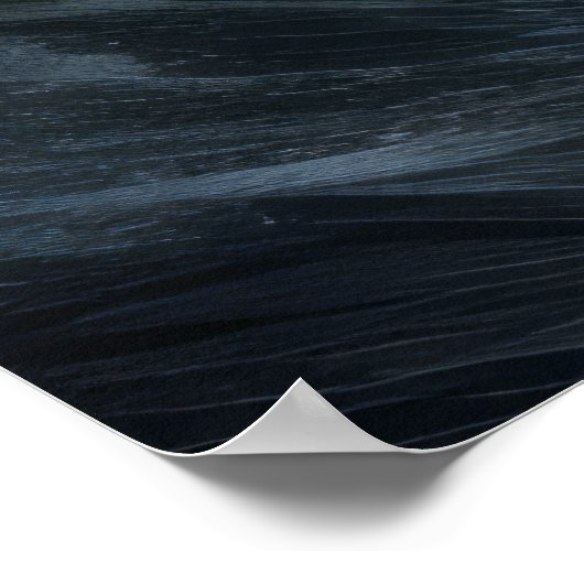 Gevist boot in Storm weer surrealist Poster (Hoek)