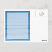 Gevist boot nabij de horizon briefkaart (Achterkant)