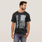 Gevist Bootkapitein Mannen Papa T-shirt (Voorkant volledig)