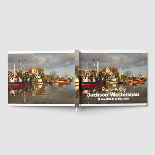 Gevist boten in Harbour Memorial Gastenboek (Volledig)