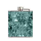 Gevist brandstofgestrekte emissiereductiewater heupfles (Achterkant)