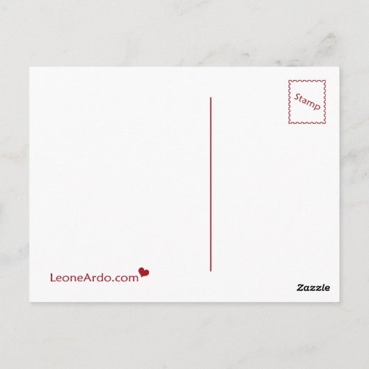 Gevist Briefkaart (Achterkant)