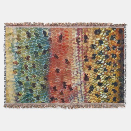 Gevist bronforel deken (Voorkant)