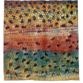 Gevist bronforel douchegordijn (Voorkant)