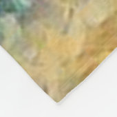 Gevist bronforel fleece deken (Hoek)