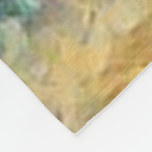 Gevist bronforel fleece deken (Hoek)