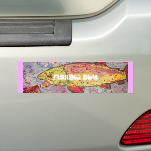 Gevist Bum Bumpersticker (Op auto)