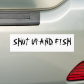 Gevist bumpersticker (Op auto)