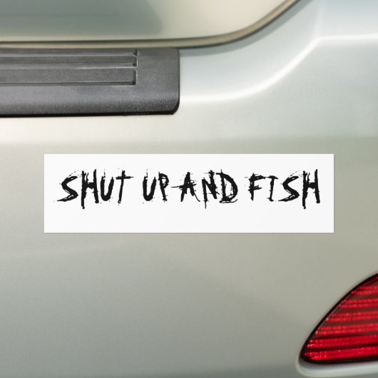 Gevist bumpersticker (Op auto)