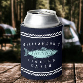 Gevist Cabine familienaam Minimal Navy blauw Rusti Blikjeskoeler