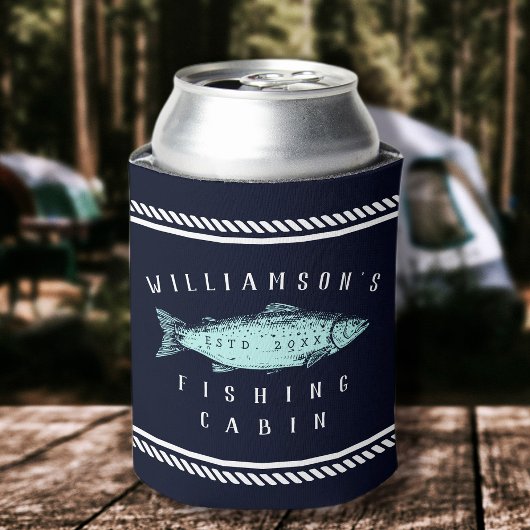 Gevist Cabine familienaam Minimal Navy blauw Rusti Blikjeskoeler