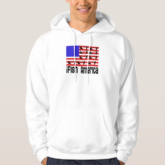 Gevist cadeau iFish America Hoodie (Voorkant)