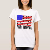 Gevist cadeau iFish America T-shirt (Voorkant)