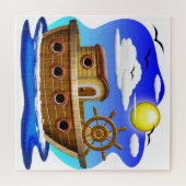 Gevist Cartoon Legpuzzel (Horizontaal)