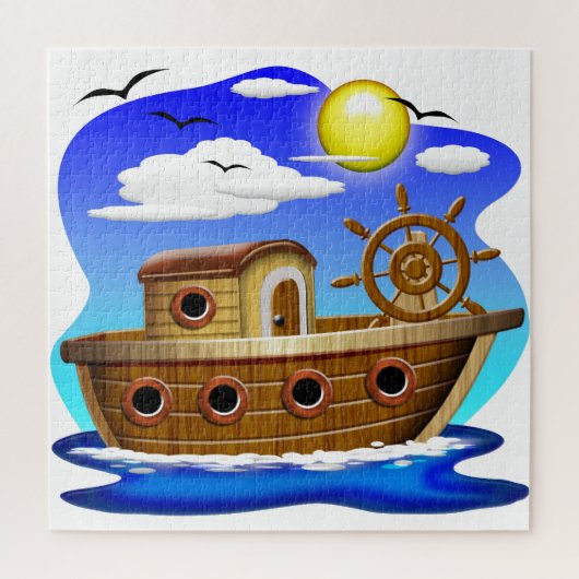 Gevist Cartoon Legpuzzel (Verticaal)