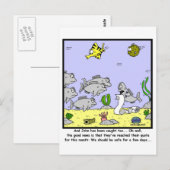 Gevist contingent: Cartoon Briefkaart (Voorkant / Achterkant)