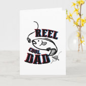 Gevist Cool Dad Vaderdag Gift Fisherman Kaart (Gele Bloem)