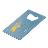 Gevist Creditkaart Flessenopener (Achterkant Gekanteld)