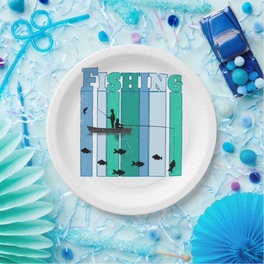 Gevist | De beste viscadeaus Papieren Bordje (Feest)