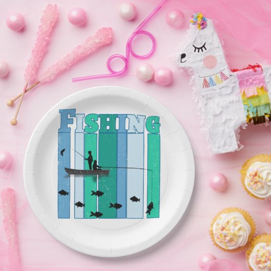 Gevist | De beste viscadeaus Papieren Bordje (Feest)