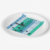 Gevist | De beste viscadeaus Papieren Bordje (Gekanteld)