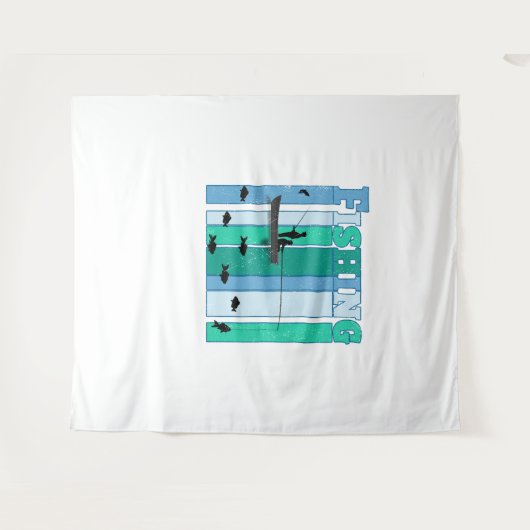 Gevist | De beste viscadeaus Wandkleed (Voorkant (horizontaal))