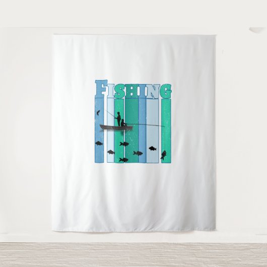 Gevist | De beste viscadeaus Wandkleed (Voorkant)